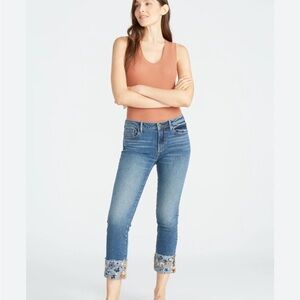 Driftwood Collette Evening Floral Jeans size 12